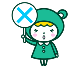 Little Green-Cap sticker #860521