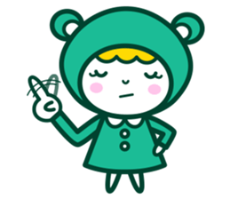 Little Green-Cap sticker #860530