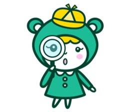 Little Green-Cap sticker #860531