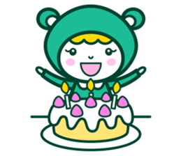 Little Green-Cap sticker #860550