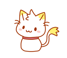 Shiro inu and Kiiro neko.by Kage sticker #860959