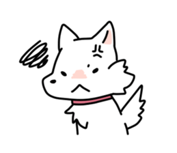 Shiro inu and Kiiro neko.by Kage sticker #860972