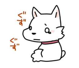 Shiro inu and Kiiro neko.by Kage sticker #860985