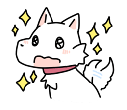 Shiro inu and Kiiro neko.by Kage sticker #860995
