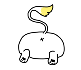 Shiro inu and Kiiro neko.by Kage sticker #860998