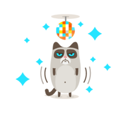 Amazing Pouffy Cat! sticker #861452