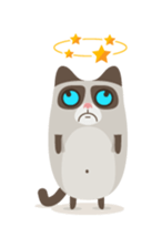 Amazing Pouffy Cat! sticker #861476