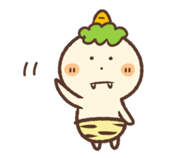 Cheerful ONI Kid sticker #861919