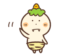 Cheerful ONI Kid sticker #861919