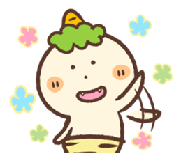 Cheerful ONI Kid sticker #861920