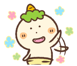 Cheerful ONI Kid sticker #861920