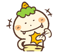 Cheerful ONI Kid sticker #861921
