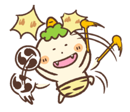 Cheerful ONI Kid sticker #861924