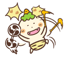 Cheerful ONI Kid sticker #861924