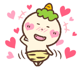 Cheerful ONI Kid sticker #861925