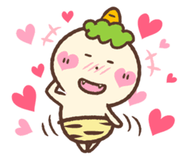 Cheerful ONI Kid sticker #861925