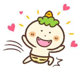 Cheerful ONI Kid sticker #861926