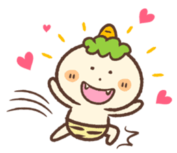 Cheerful ONI Kid sticker #861926