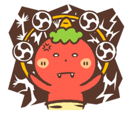 Cheerful ONI Kid sticker #861931