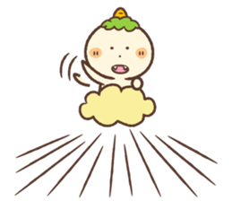 Cheerful ONI Kid sticker #861939