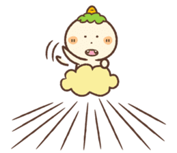 Cheerful ONI Kid sticker #861939