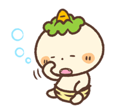 Cheerful ONI Kid sticker #861943