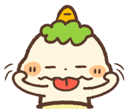 Cheerful ONI Kid sticker #861948