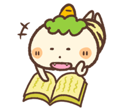 Cheerful ONI Kid sticker #861950