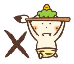 Cheerful ONI Kid sticker #861952