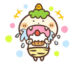 Cheerful ONI Kid sticker #861955