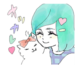 Everyone loves Mel the devilish cutey sticker #862248