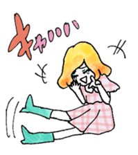 Everyone loves Mel the devilish cutey sticker #862252