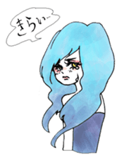 Everyone loves Mel the devilish cutey sticker #862253