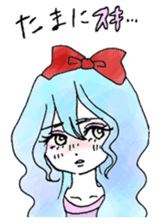 Everyone loves Mel the devilish cutey sticker #862260