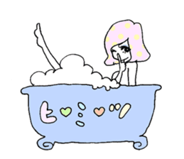 Everyone loves Mel the devilish cutey sticker #862266