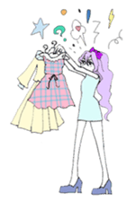 Everyone loves Mel the devilish cutey sticker #862267