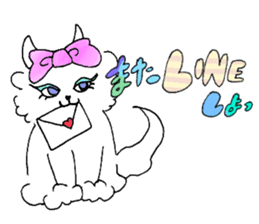 Everyone loves Mel the devilish cutey sticker #862269