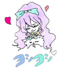 Everyone loves Mel the devilish cutey sticker #862271