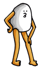 Egg Leg-Check Benedict sticker #862334