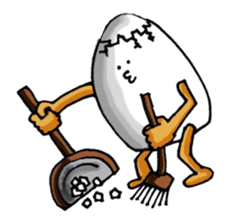 Egg Leg-Check Benedict sticker #862337