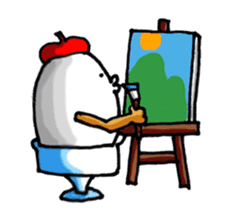 Egg Leg-Check Benedict sticker #862353