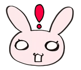 mireisan of a rabbit sticker #862524