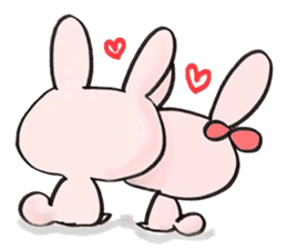 mireisan of a rabbit sticker #862540