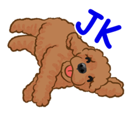 Toy poodles will heal(English) sticker #863111