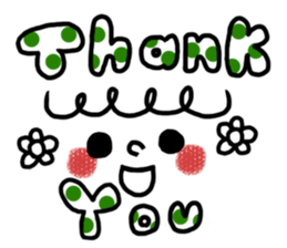 KAWAII Emoticon Sticker sticker #863240