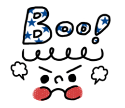 KAWAII Emoticon Sticker sticker #863245