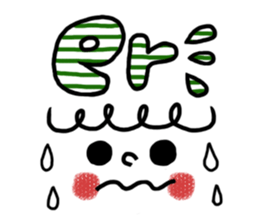 KAWAII Emoticon Sticker sticker #863246