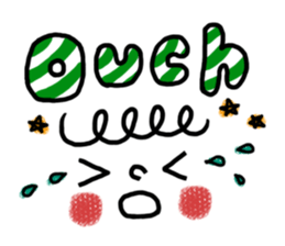 KAWAII Emoticon Sticker sticker #863256