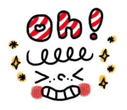 KAWAII Emoticon Sticker sticker #863258