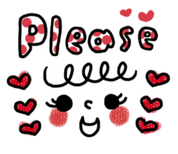 KAWAII Emoticon Sticker sticker #863267